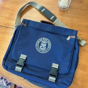 Laptop Crossbody Bag Staples High School Navy